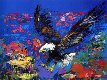 Animal Painting - Aves del águila calva americana